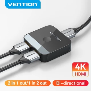 Venção HDMI Splitter 4K 60Hz 2.0 Switcher 1 Em 2 Saídas/2 1 Para PS4 TV XBOX360 Adaptador Conversor