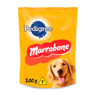 Biscoito Biscrok Marrobone Cães Adultos Carne 200g