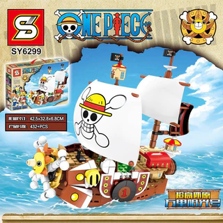 432PCS Montagem De Blocos De Construção Compatível Com Wanli Big Sunshine One Piece Boys Quebra-Cabeça Brinquedos