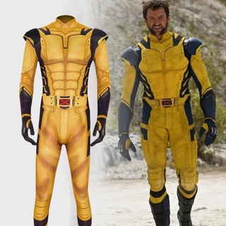 Deadpool 3 E Wolverine cosplay Costume Crianças Fato De Banho Adulto