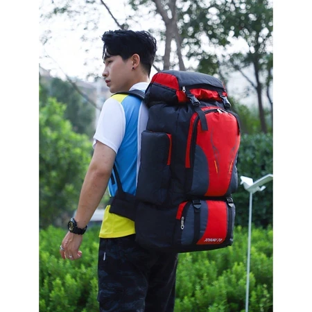 Mochila para Viagem ou Camping – 70 litros - Ótima para Montanhismo, Caminhada, Pesca, Trilha, etc.