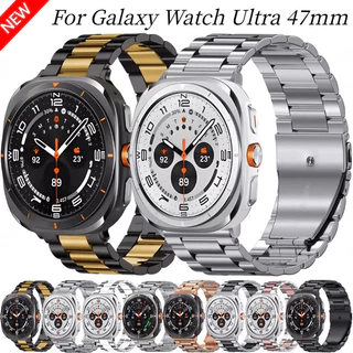 Pulseira De Aço Inoxidável Para Relógio Samsung Galaxy Ultra 47mm Ultra2025 Acessórios De Correia