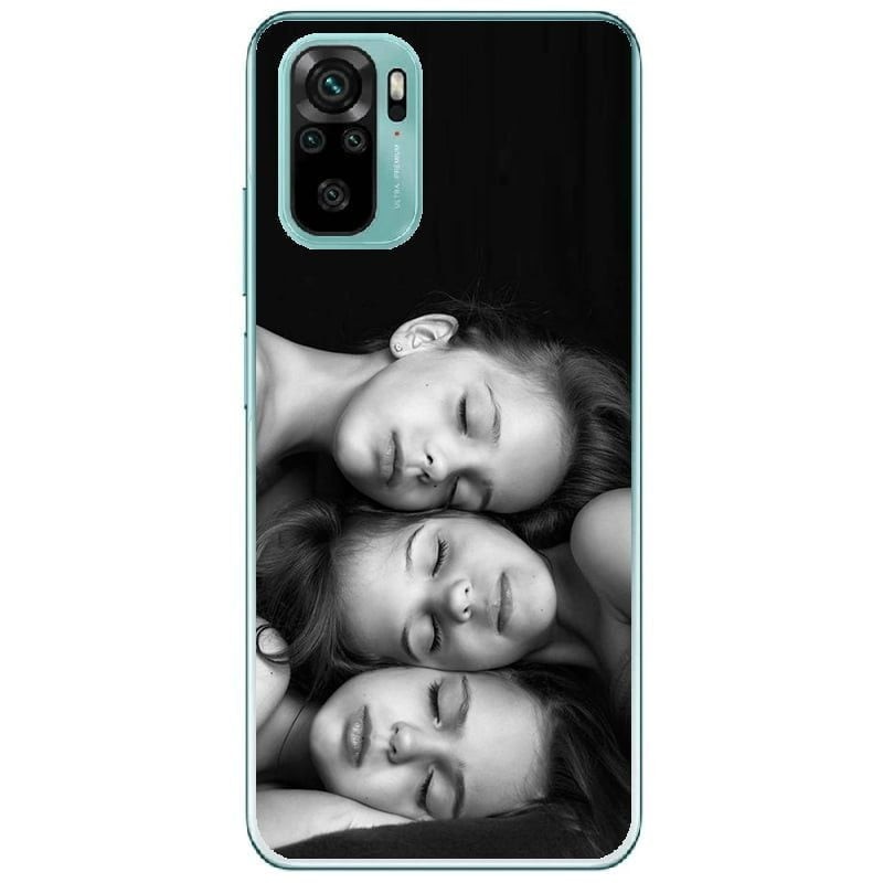 Yoedge Cover Xiaomi Redmi Note 10/10S Trasparente Case 6.43, Custodia Protettiva in Silicone Paraurti in TPU Morbido Assorbimento degli Urti Ultra Sottile Bumper Case con Disegni 26 Lettere, D