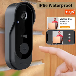KAOLA Campainha Tuya Doorbell Com Câmera Pacote Sem Fio Smart Home WIFI HD Telefone Exterior De Segurança Vídeo Intercomunicador Visão Noturna