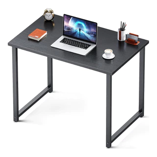 Mesa Escrivaninha Preta Industrial 90 CM Moderna Home Office Escritorio Quarto Estudo Super Moderna