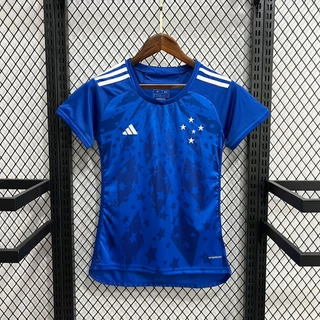 2024-2025 Cruzeiro Home Azul Feminino Camisa (S-XXL)