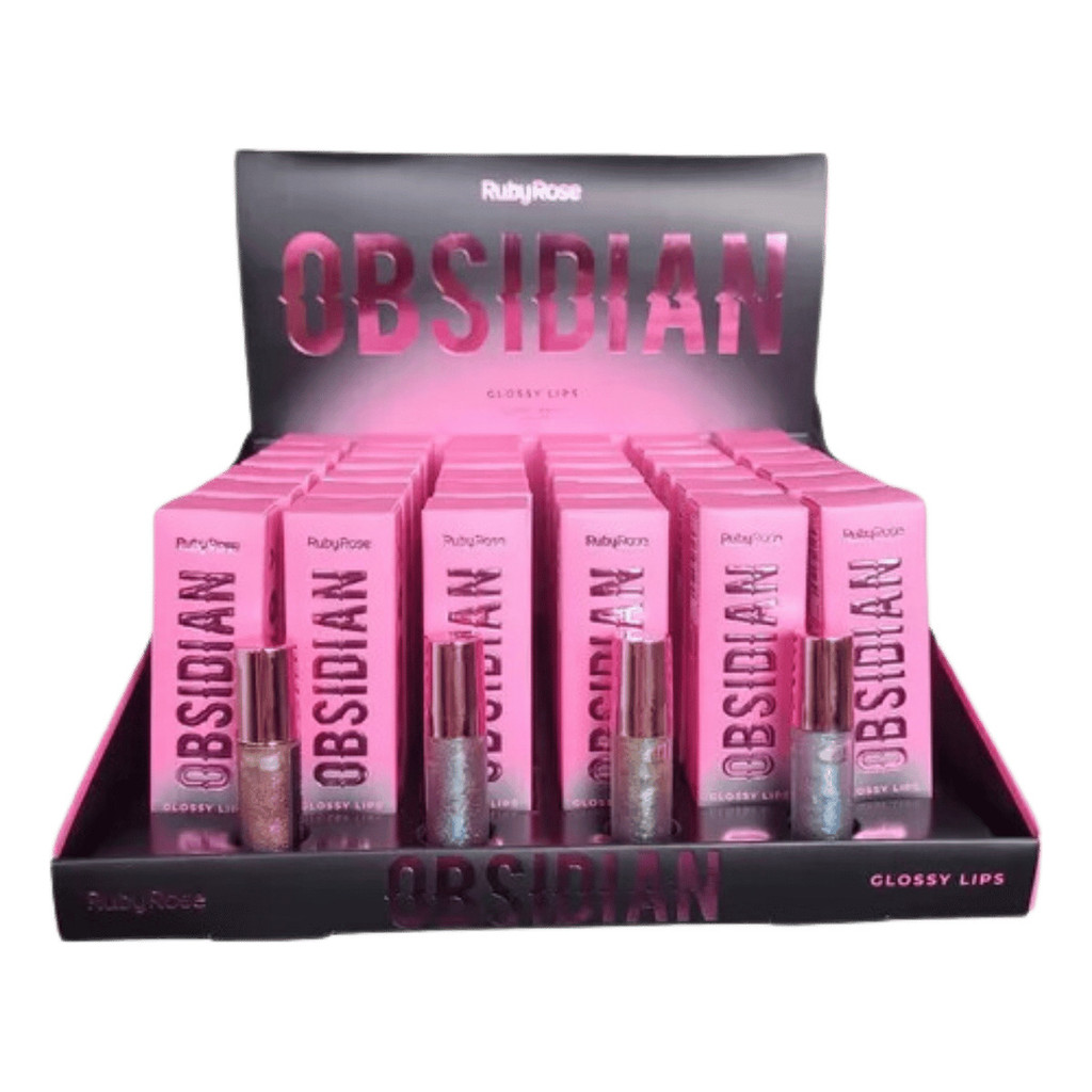 Kit Gloss Obsidian Unidades Ruby Rose - Com 4 Cores