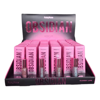 Kit Gloss Obsidian Unidades Ruby Rose - Com 4 Cores
