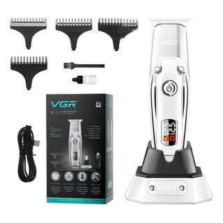 Máquina De Cortar Cabelo Para Barba Com Painel Vgr V-277