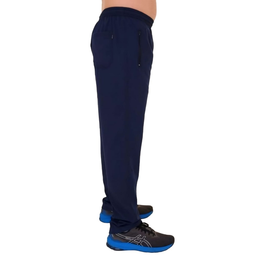 Calça Masculina Com Bolso De Zíper Tactel Com Elastano Shopee Brasil