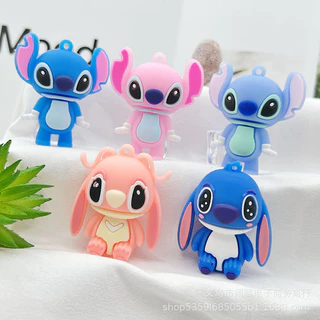 Desenhos animados grande orelha ponto chaveiro boneca pingente ponto chaveiro boneca pingente