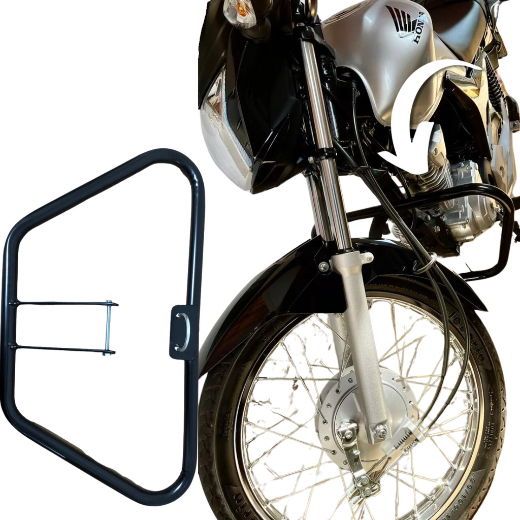 Mata Cachorro Universal Protetor Todos os Anos Moto 125 150 160 ...