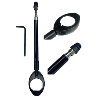 Antena Corta Pipa Moto Retrátil 7 Estágios Guidão Aço Inox Preta Anti Cerol em Oferta na Shopee