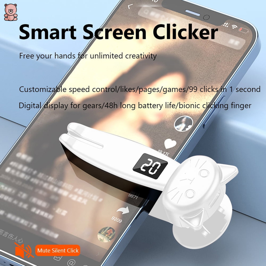 Mando A Distancia 2 En 1 - Pasapáginas Y Soporte Para Teléfono - Bluetooth, Compatible Con IOS/Android - Para TikTok, Kindle, Selfies