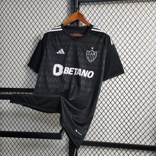 Camisa De Futebol Esportiva Masculina 23/24 Am Atlético Black Mineiro Goleiro TYQJ