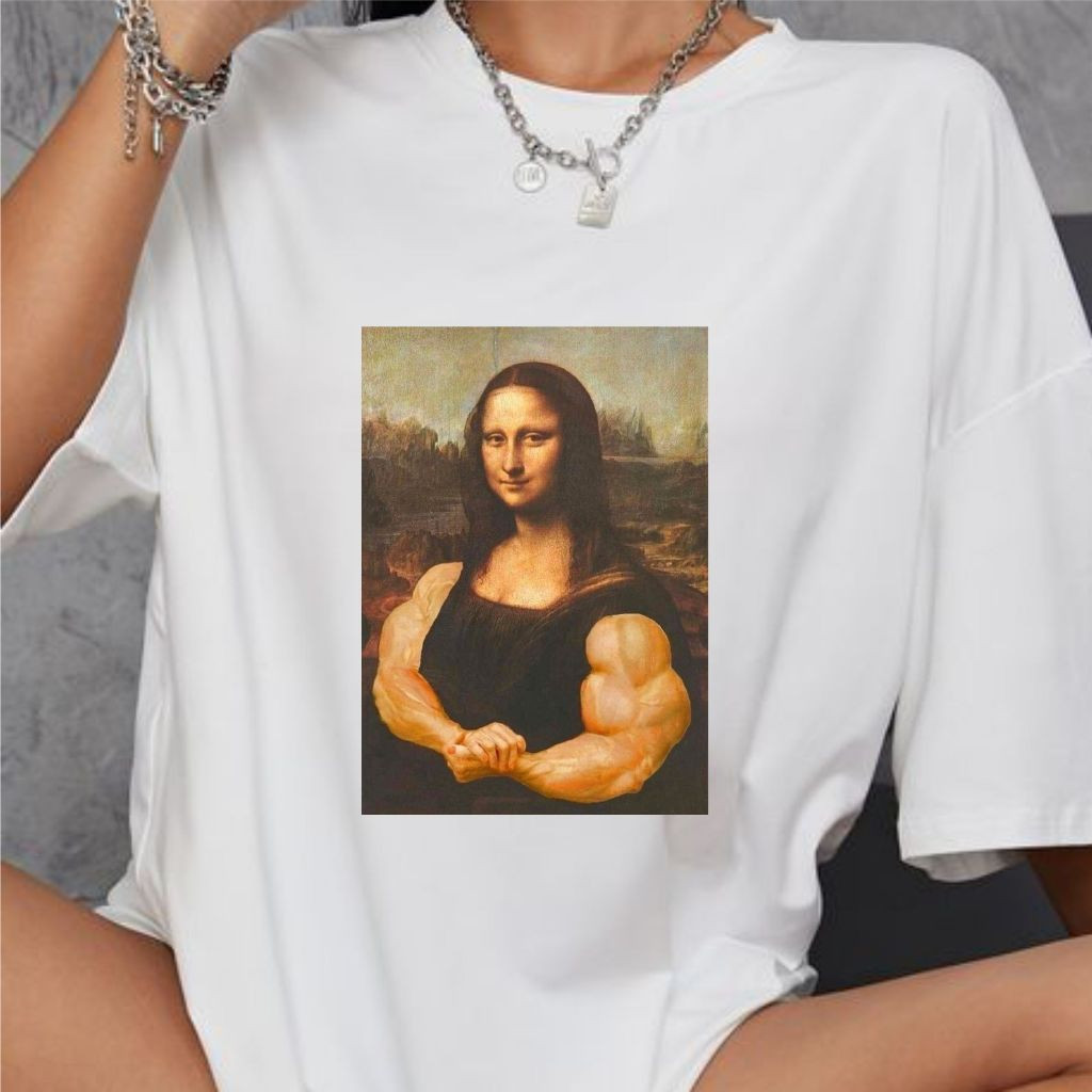 Camiseta Tshirt Monalisa Maromba Fitness Blusa De Treino Academia ...