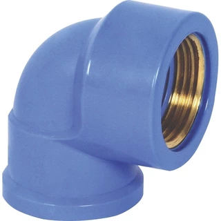 Joelho Soldável 90º Krona com Bucha Latão 25x1/2 Azul - Embalagem com 20 Unidades em Oferta na Shopee