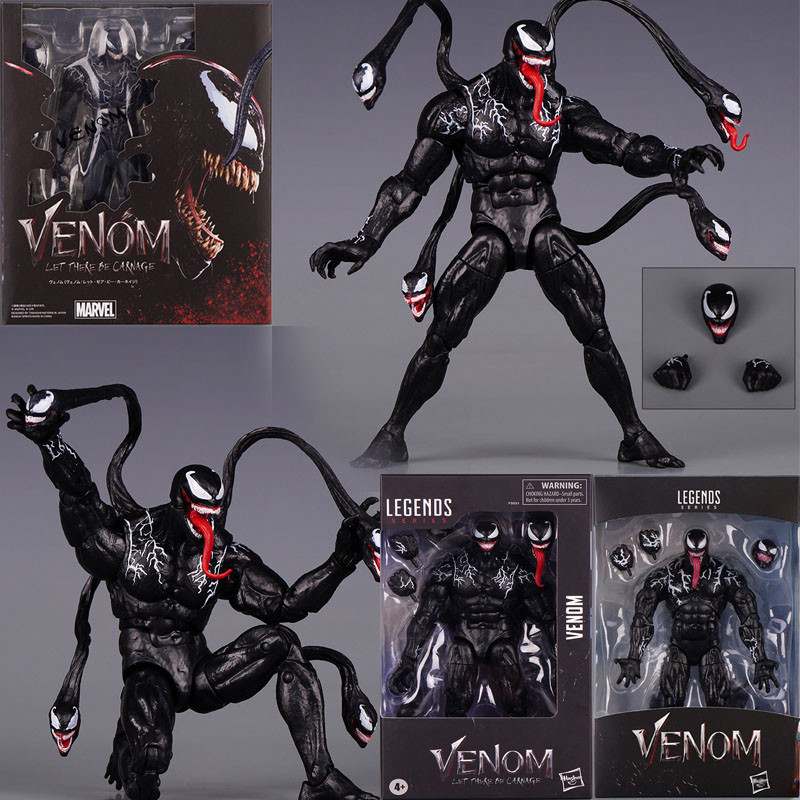 Venom 3 The Last Dance Legends Series Vs Spider-Man Action Figure Articulado Modelo Brinquedos