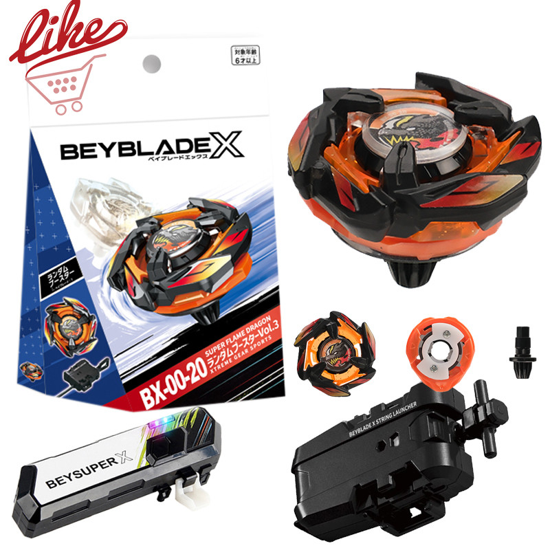 Gyro X BX00-20 Dran Dragger BX-20 Bey Com Lançador Led Grip