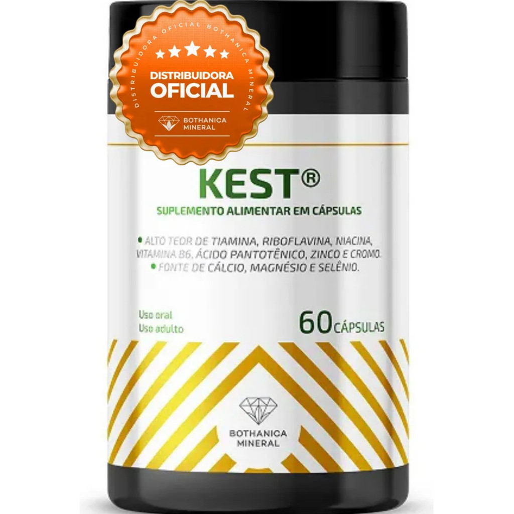 Kest Original Bothanica Mineral 60 Caps. Extra Concentrado | Shopee Brasil