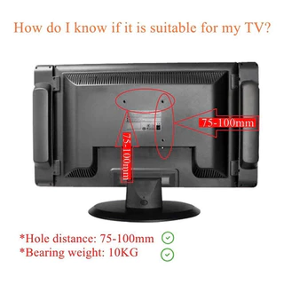 Suporte Universal Para Tv E Monitor De Parede Fixo 14 A 28