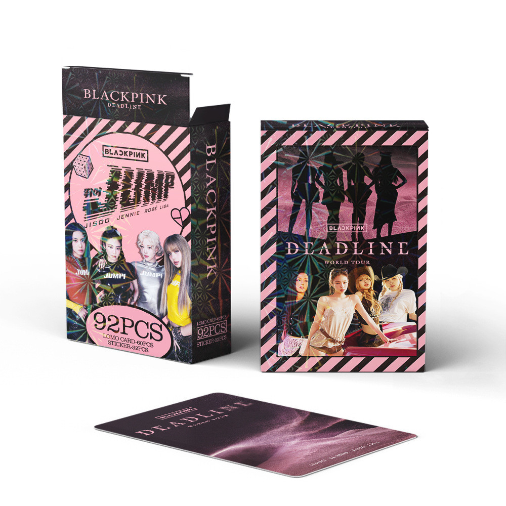 92 Unidades/Caixa BLACKPINK Photocards Jump KPOP LOMO Cartão