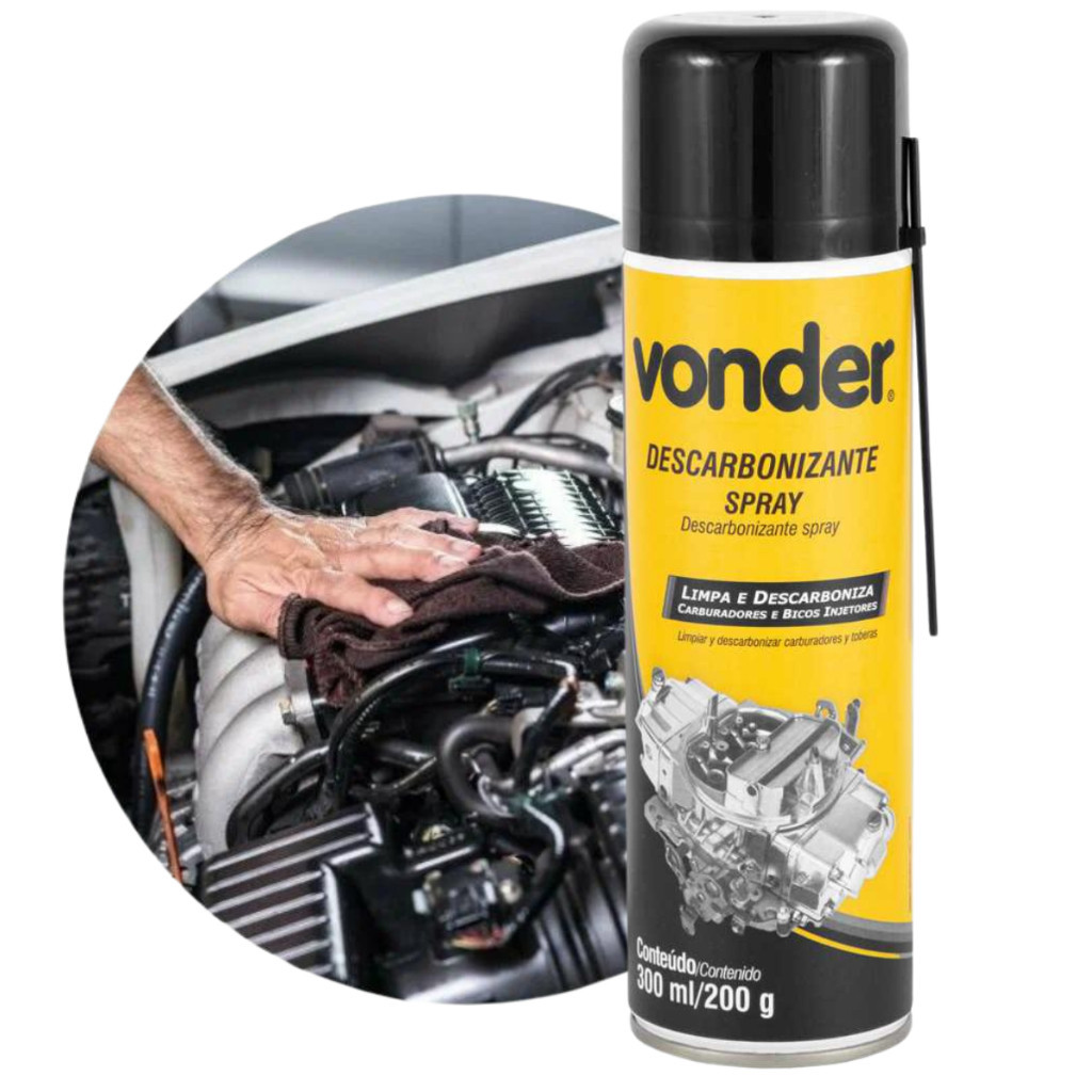 Spray Descarbonizador Limpar Motor Carburador Bicos Injetores Pistões ...