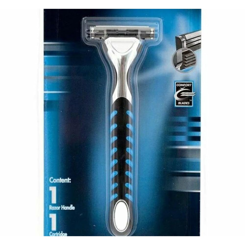 Sensor Excel Dual Blades 1 Razor Handle + 1 Cartridge Comfort Blades in ...