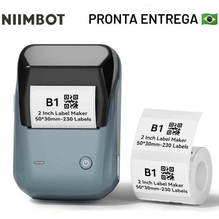 Impressora De Etiquetas Térmicas De Bolso Sem Fio Portátil NIIMBOT B1