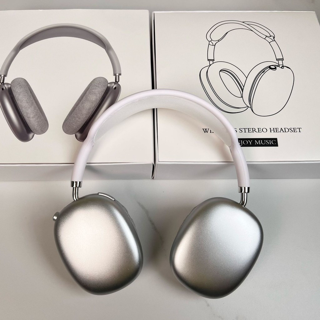 p9 + fone de ouvido Bluetooth fone de ouvido sem fio música estéreo ...