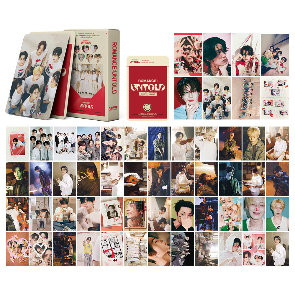 人気の新作 UNTOLD ROMANCE ENHYPEN Pcs 55 LINXX Álbum Kpop Card Lomo アイドル