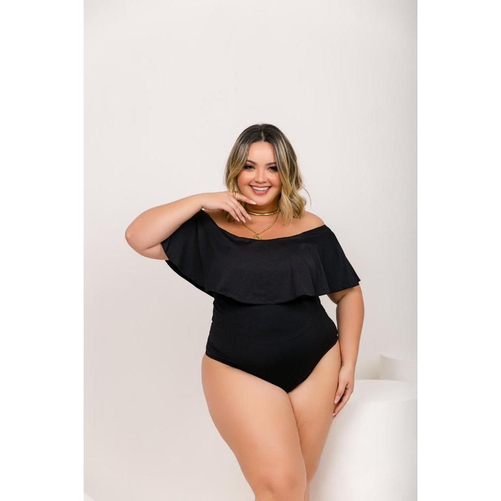 Body Maiô Plus Size Ciganinha