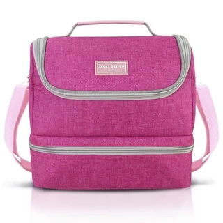 Lancheira Térmica c/ 2 Compartimentos Jacki Design - Pink