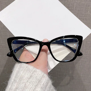 Estilo Europeu Americano Óculos de luz azul exclusivos Retro Ladies Cat Eye Anti Blue Light Glasses