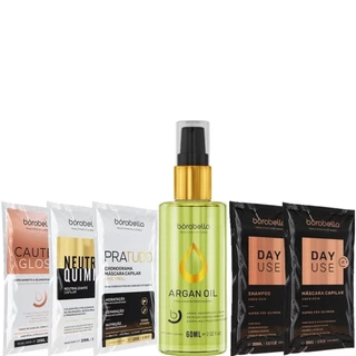 Borabella Óleo de Argan Reparador de Pontas 60ml + Sachês