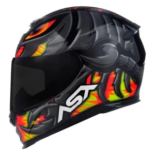 Capacete ASX/ Axxis Eagle Scorpion Brilhante Preto e Cinza