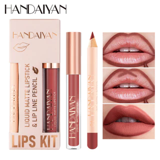 Forro labial fosco +Lip Gloss Set 12 Cores Batom sem cola Copo sem desbotamento Brilho labial em Oferta na Shopee