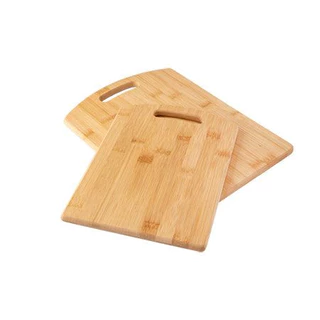 Kit 2 Tabua De Corte Para Carne Churrasco Legumes e Vegetais Grande de Bambu