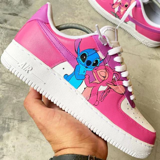 Tênis infantil Stitch Feminino Rosa / Azul LANÇAMENTO 2024