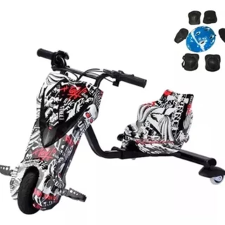 Triciclo Elétrico Drift 3 Velocidades 250w Bluetooth Led