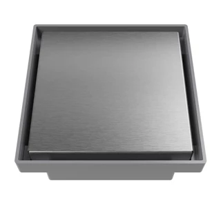 Ralo Oculto Quadrado Inox 15x15cm Astra em Oferta na Shopee
