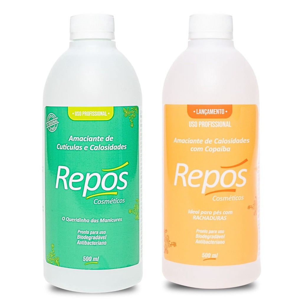 Amaciante de Cutículas e Calosidades 500ml - Repôs | Shopee Brasil