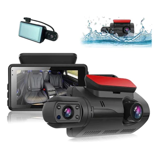 Câmera De Video Veicular 2 Lentes Carro 1080p Dvr Microfone em Oferta na Shopee