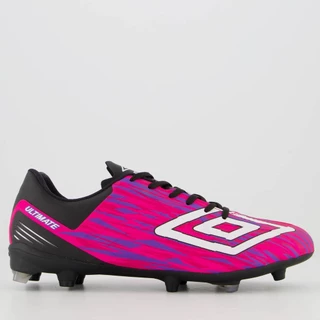 Chuteira Umbro Ultimate Campo Rosa