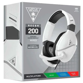 Headset Gamer Turtle Beach Recon 200 - Compatível com PC PS4 PS5 Xbox Nintendo Switch e Mobile Branco