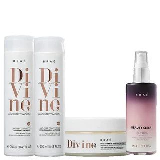Brae Divine Duo 250ml Máscara 200ml e Beauty Sleep 100ml