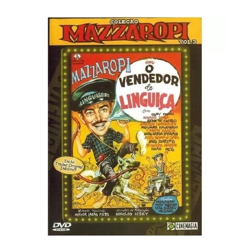 DVD: MAZZAROPI - O VENDEDOR DE LINGUIÇA - editora GLAUCO MIRKO LAURELLI ...