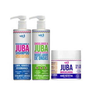 Kit Widi Care Ondulando a Juba Trio Tratamento + Brinde Touca de Cetim