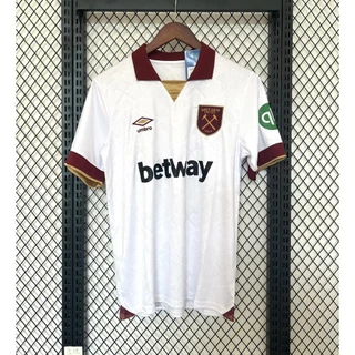 Versão Fã 2425 West Ham United 2 Camisetas De Treinamento Fora De Casa AAA + Camiseta De Futebol top Camisa De Manga Cur