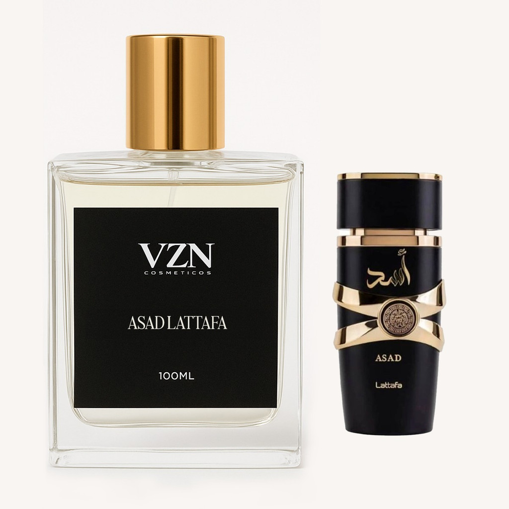 Fero Asad Lattafa Masculino 100ml Perfume Com Alta Fixação